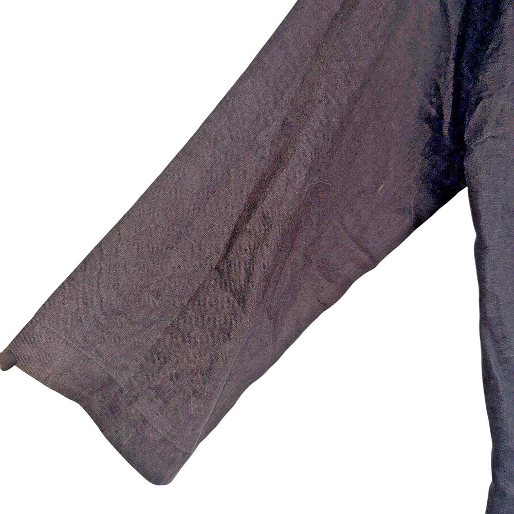 Andrea Jovine Sz L Linen Cardigan/Jacket Minimalist Lagenlook‎ Boho - Picture 5 of 11
